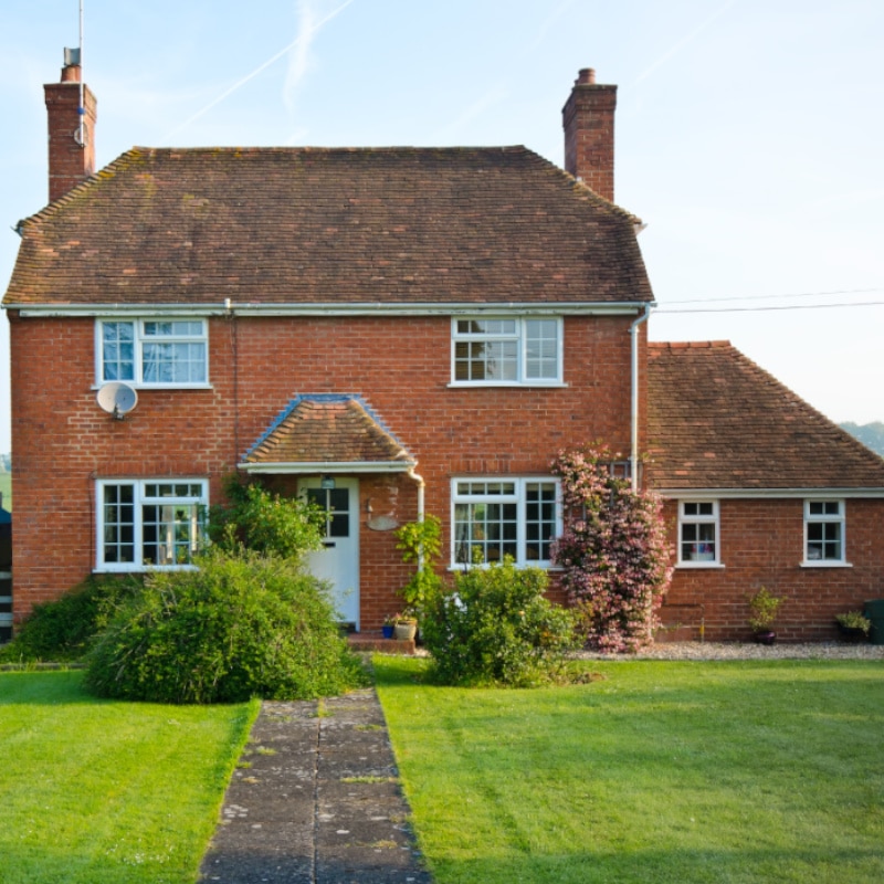 a side house extension on a uk home